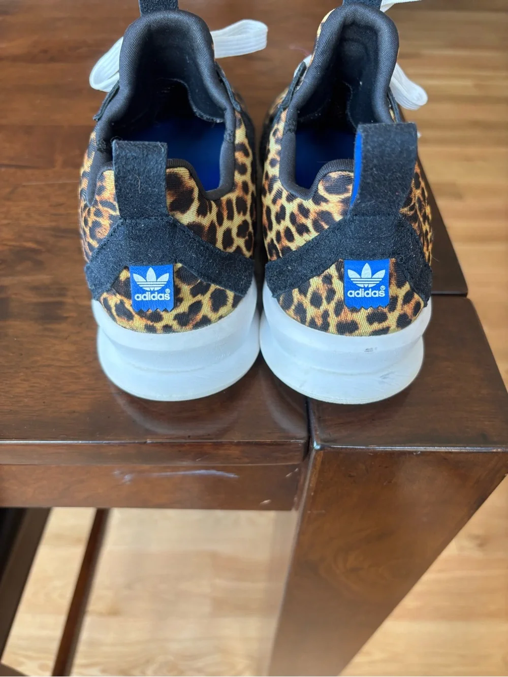 Adidas SL Loop Women’s Leopard Print Athletic Sneakers - Black/Gold